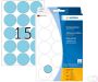 Herma Multipurpose etiketten Ã 32 mm rond blauw permanent hechtend om met de hand - Thumbnail 2